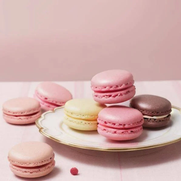 ganache framboise macaron