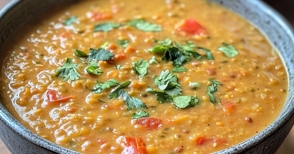 dahl de lentilles corail