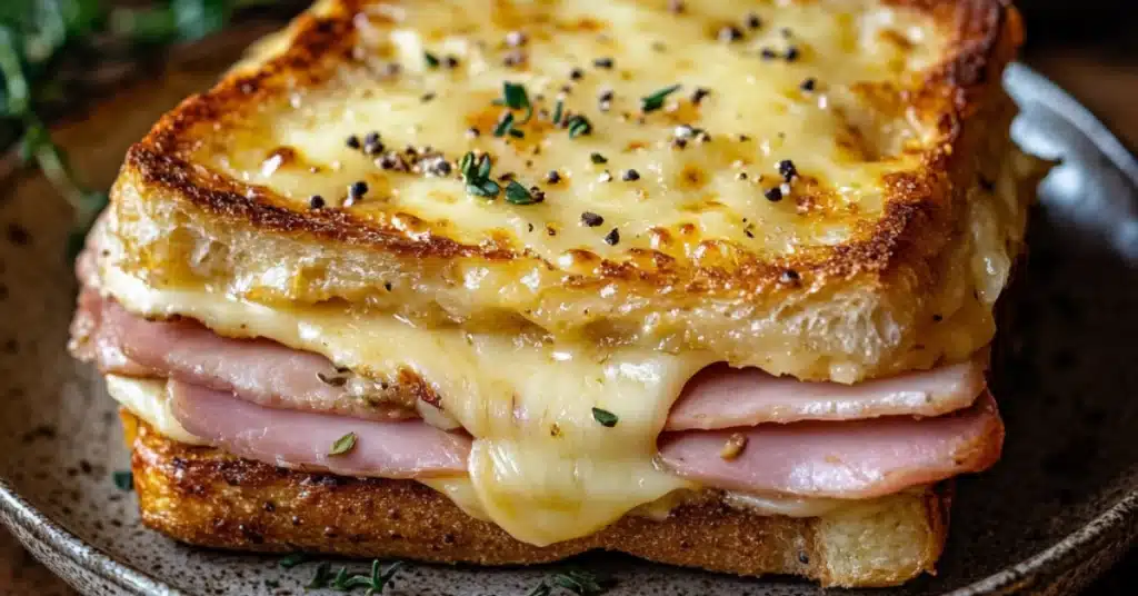 croque monsieur au four