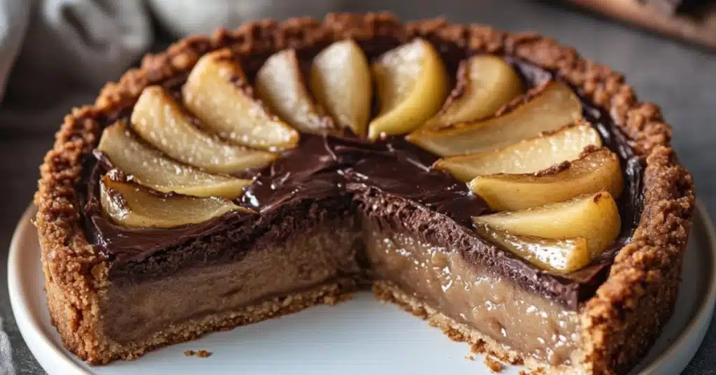 tarte poire chocolat