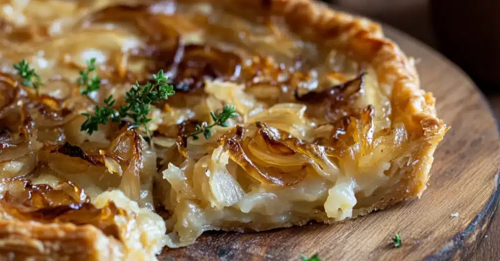 tarte à l'oignon