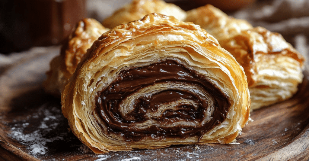roulé au nutella