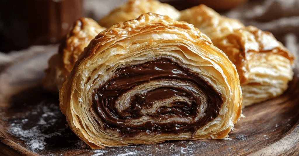 roulé au nutella