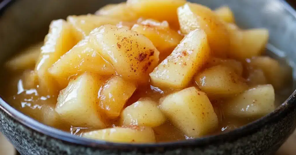 compote de pommes