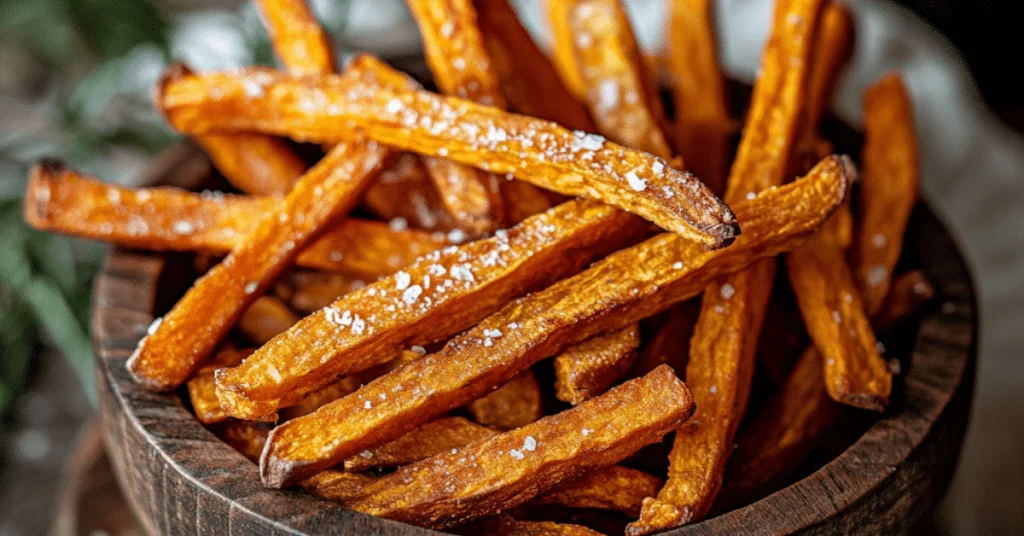 frites de patates douces
